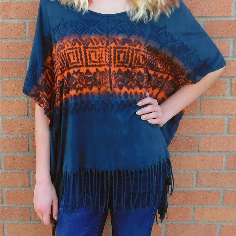T Party Fringe Top New with Tags